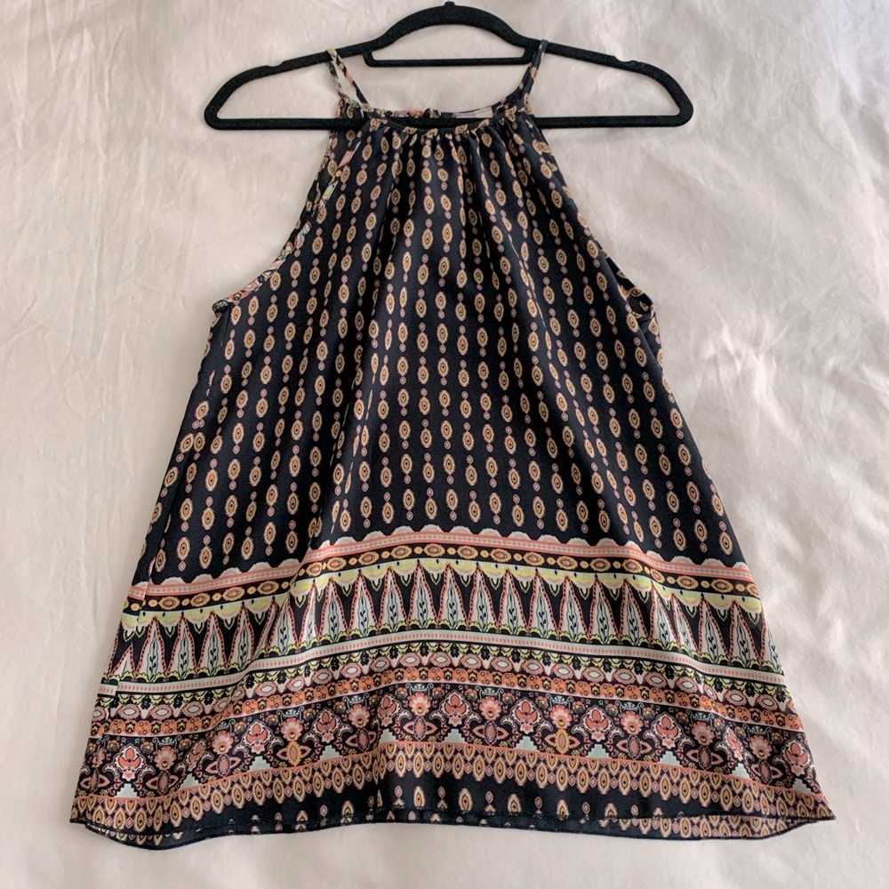Printed Halter Top